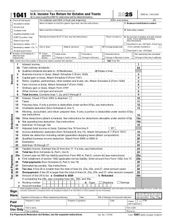 IRS Form 1041
