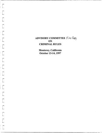 US Courts Form CR1997 10