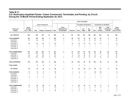 US Courts Form B11SEP13