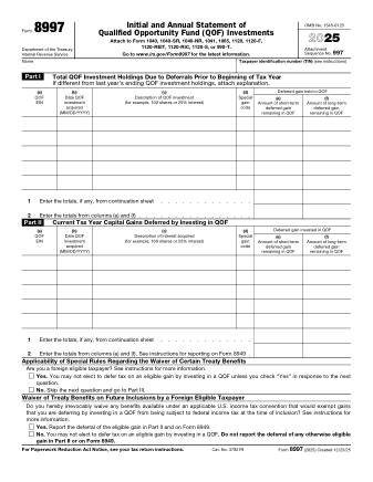 IRS Form 8997