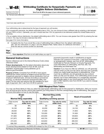 IRS Form W4R