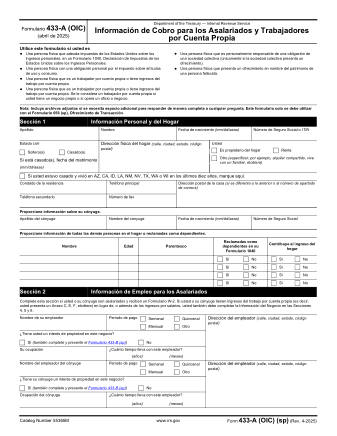 IRS Form 433AOIS