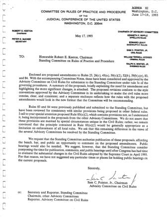 US Courts Form CV5 1993