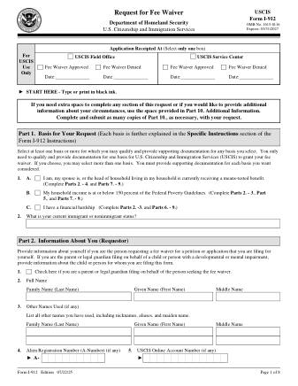 USCIS Form I-912