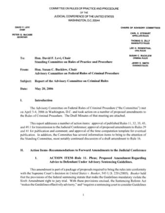 US Courts Form CR05 2006