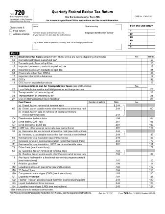 IRS Form 720