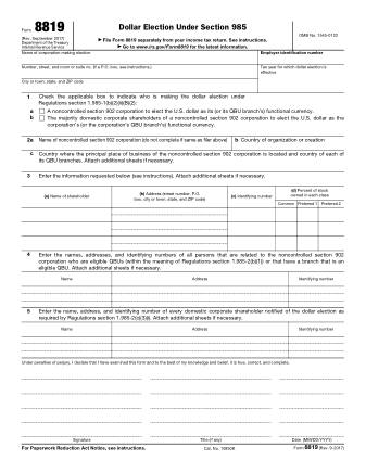 IRS Form 8819