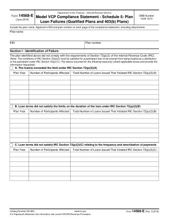 IRS Form 14568E