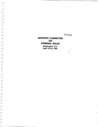 US Courts Form CR1994 04