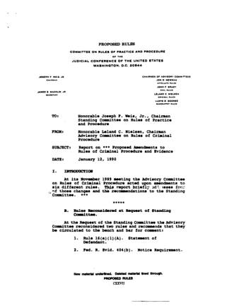 US Courts Form CR01 1990