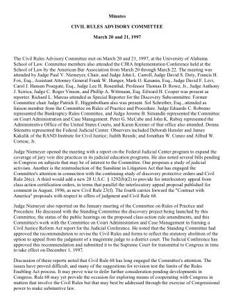 US Courts Form CV3 97