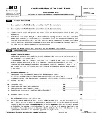 IRS Form 8912
