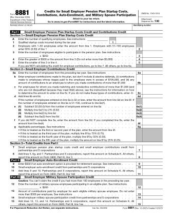 IRS Form 8881
