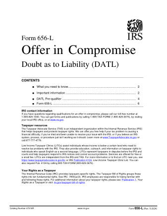 IRS Form 656L