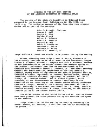 US Courts Form CR05 1966 MIN