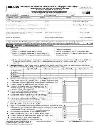 IRS Form 1040SSS