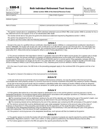 IRS Form 5305R