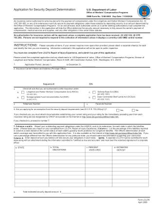 DOL Form LS 276