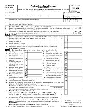 IRS Form 1040SC