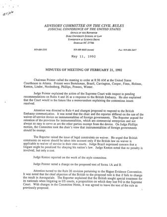 US Courts Form CV02 1992 MIN