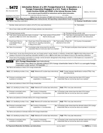 IRS Form 5472