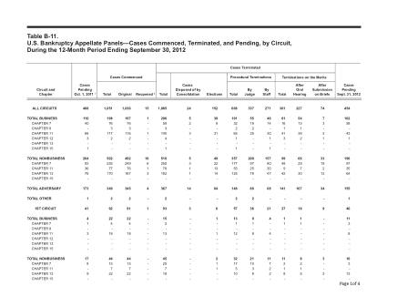 US Courts Form B11SEP12