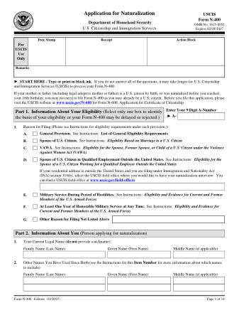 USCIS Form N-400