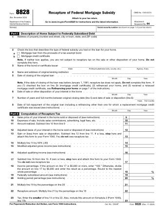 IRS Form 8828