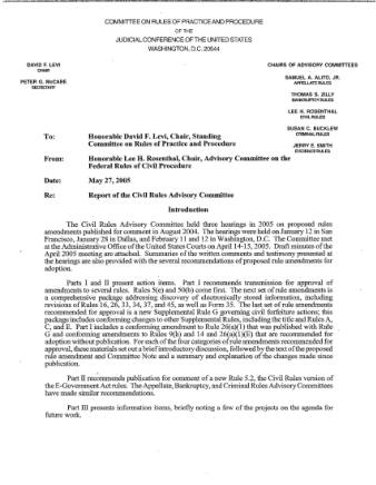 US Courts Form CV5 2005