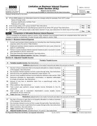 IRS Form 8990