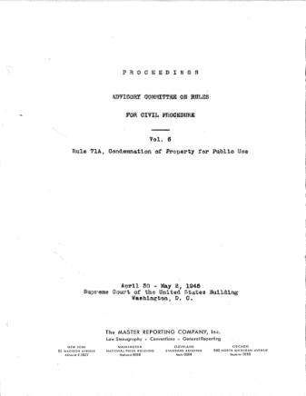 US Courts Form CV04 1945 MIN VOL6