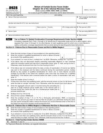 IRS Form 8928