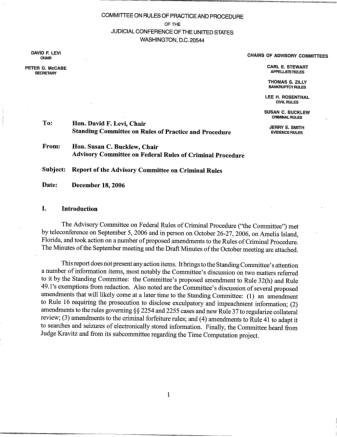 US Courts Form CR12 2006