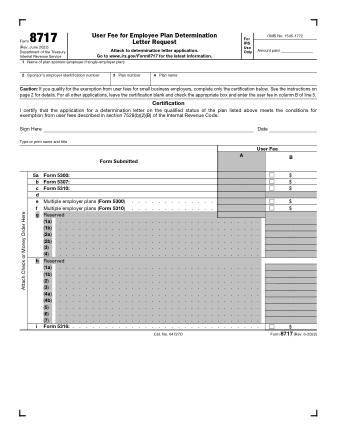 IRS Form 8717