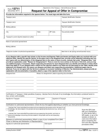 IRS Form 13711