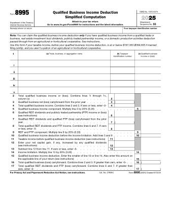 IRS Form 8995