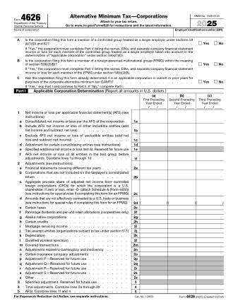 IRS Form 4626