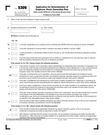 IRS Form 5309