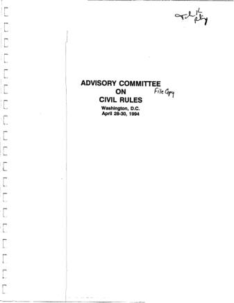 US Courts Form CV1994 04