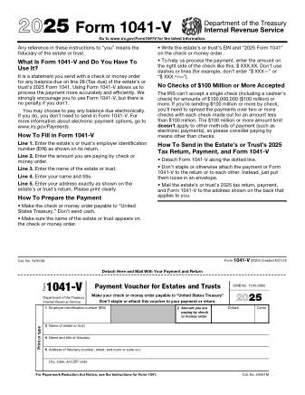 IRS Form 1041V