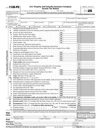 IRS Form 1120PC