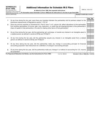 IRS Form 1065SC