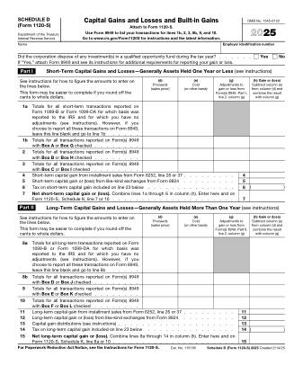 IRS Form 1120SSD