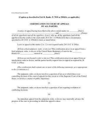 US Courts Form B 024 1207F