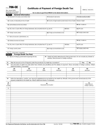 IRS Form 706CE
