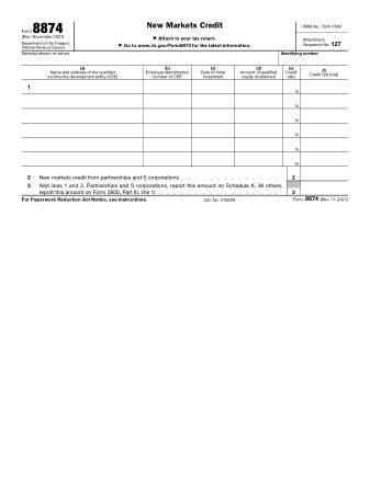 IRS Form 8874