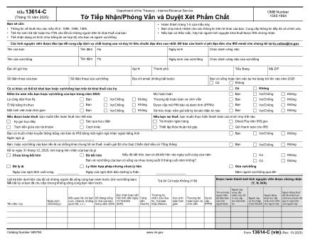 IRS Form 13614CV