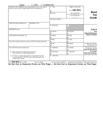 IRS Form 1097BTC