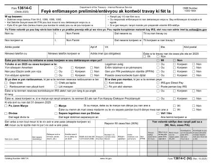 IRS Form 13614CH