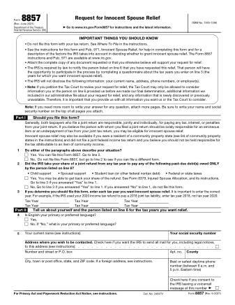 IRS Form 8857